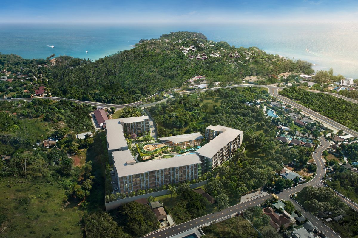 Rhea by Sansiri — aerial view of the resort complex